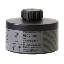 Load image into Gallery viewer, CBRN Gas Mask Filter NBC-77 SOF 40mm Thread – 20 Year Shelf Life
